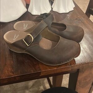 Dansko Women's Brown Mary Jane Shoes